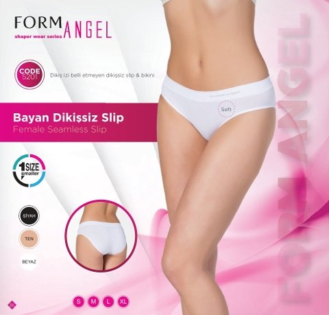 Dikişsiz Pamuklu Slip Külot Form Angel 5201