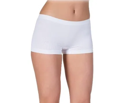 Dikişsiz Uzun Paça Kadın Boxer Form Angel 5202 - Beyaz