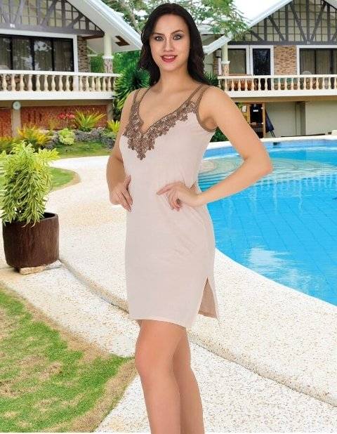 Lady Desenli Sabahlık ve Gecelik Takımı Lady 558 - Görsel 2