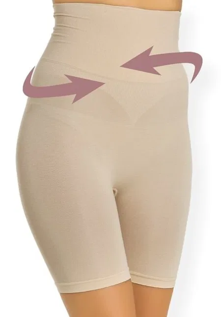 Göbek Sıkılaştırıcı Paçalı Korse Polyamide Elastan Miss Fit 1205 - Ten