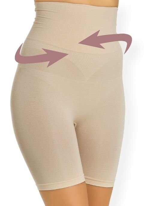 Göbek Sıkılaştırıcı Paçalı Korse Polyamide Elastan Miss Fit 1205 - Ten
