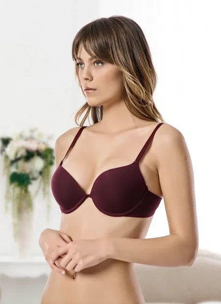 Godewo Lilac Double Push-Up Sütyen TS2006 - Mürdüm