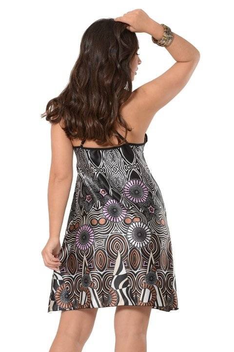 Sistina Güpürlü Saten Kısa Gecelik Sistina 307 - Görsel 2