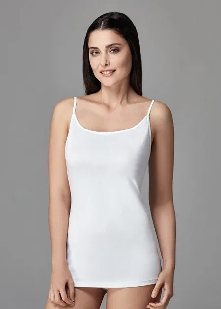 Pamuklu İnce Askılı Atlet 2 li Dagi 5007