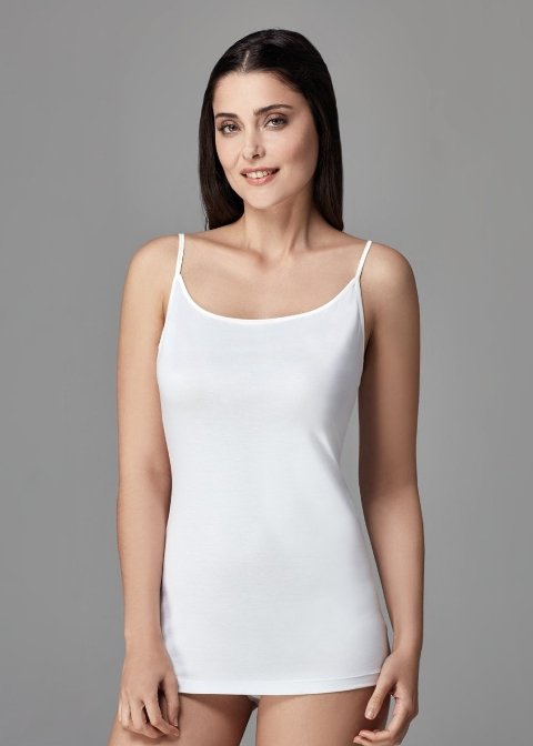 Pamuklu İnce Askılı Atlet 2 li Dagi 5007