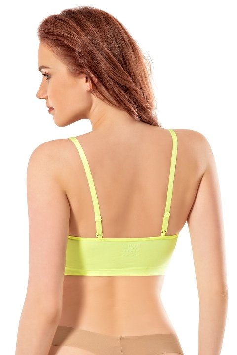 Erdem Dantel Detaylı İnce Askılı Dikişsiz Bustiyer Erdem 610 - Görsel 9