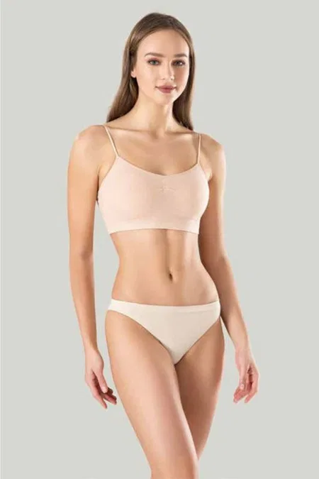 İnce Askılı Pedli Modal Büstiyer Miss Fit 11266 - Ten