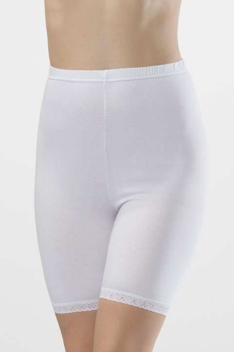 Dantelli Yüksek Bel Kısa Tayt Türen 285 - Beyaz