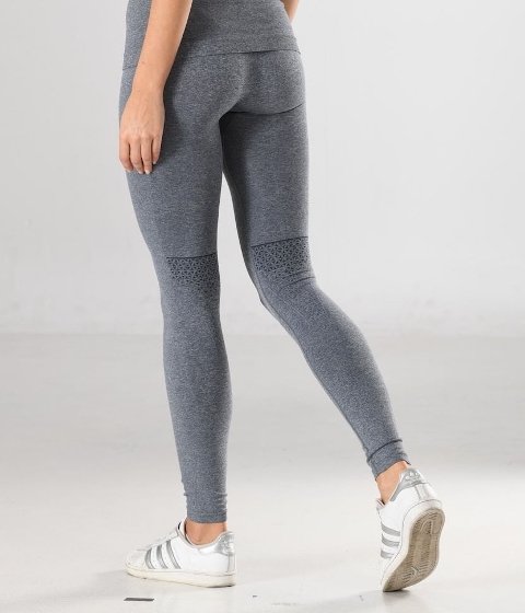 Dört Yönlü Esnek Kadın Sporcu Taytı Miss Fit 34545 - Gri