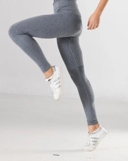 Dört Yönlü Esnek Kadın Sporcu Taytı Miss Fit 34545 - Gri