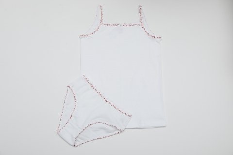 Pamuklu Esnek Bel Lastiği Kız Çocuk Külot Takımı Öztaş 4028 - 2