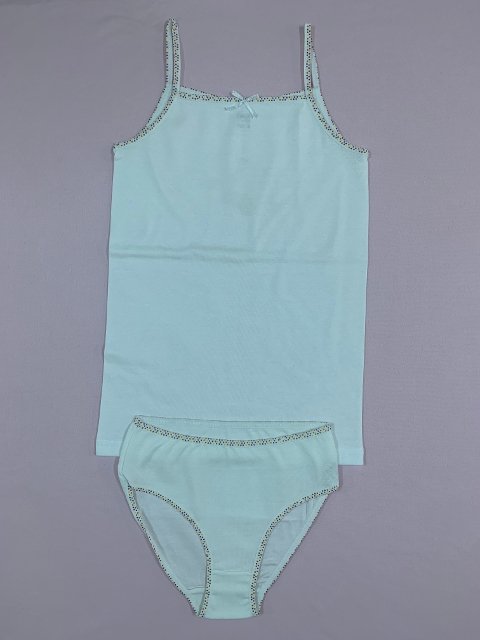 Pamuklu Esnek Bel Lastiği Kız Çocuk Külot Takımı Öztaş 4028