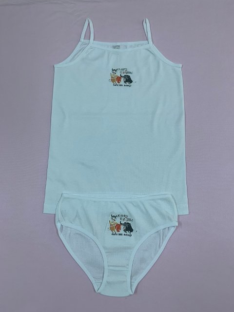 Pamuklu Esnek Lastikli Kız Çocuk Külot Takımı Öztaş 4099