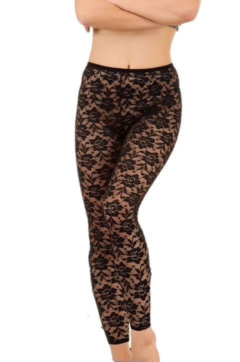 Yüksek Bel Dantel Detaylı Tayt Lady 2700