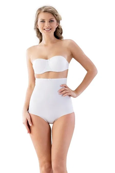 Dikişsiz Kademeli Kompresyon Slip Korse Emay 2813 - Beyaz