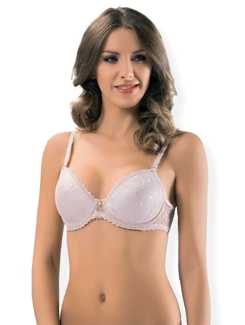 Dantel Kaplı Yarım Kap Sütyen Le Jardin 7012