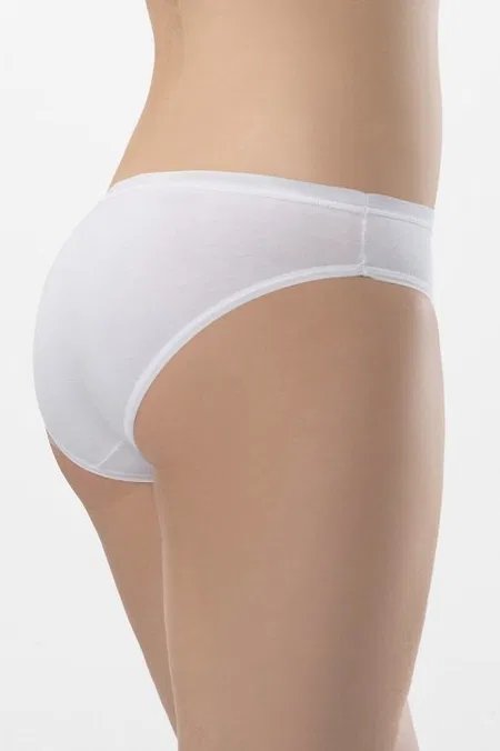 Likralı Pamuklu Bikini Külot 2'li Paket Türen 230 - Beyaz
