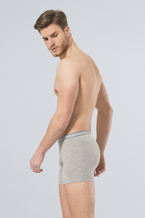 Likralı Esnek Bel Boxer Türen 174 - Gri