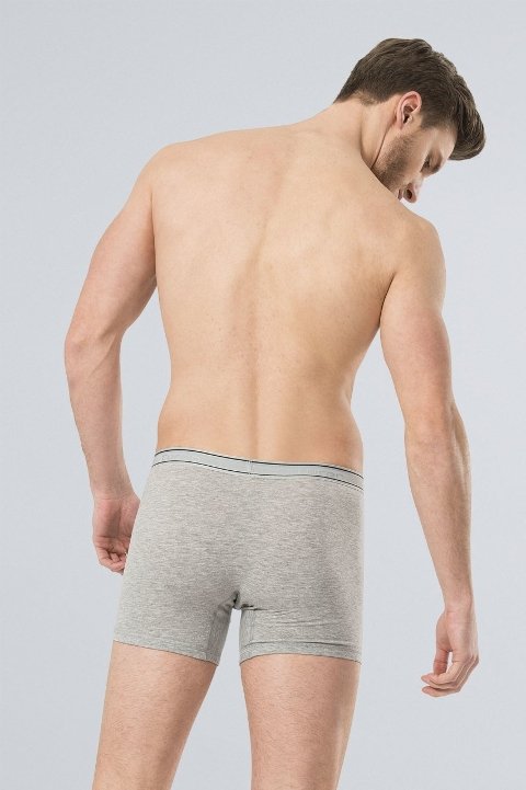 Likralı Esnek Bel Boxer Türen 174 - Gri