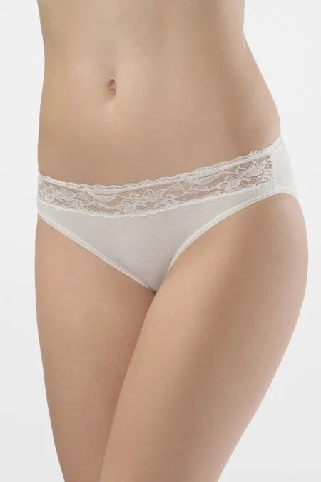İp Detaylı Dantelli String Külot Krem Türen 262