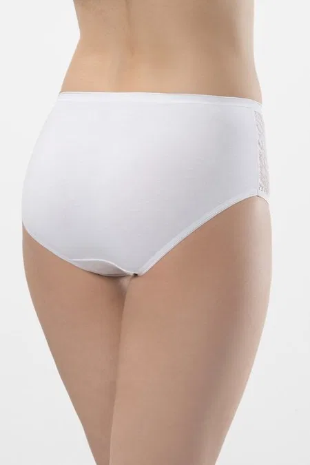 İp Detaylı Dantelli String Külot Beyaz Türen 279 - 2