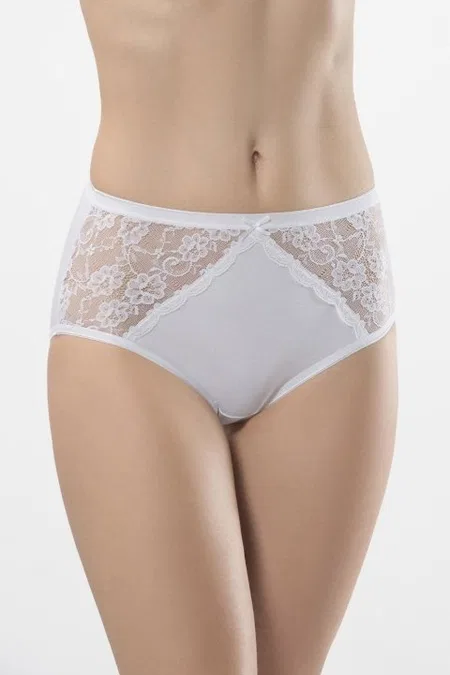 İp Detaylı Dantelli String Külot Beyaz Türen 282