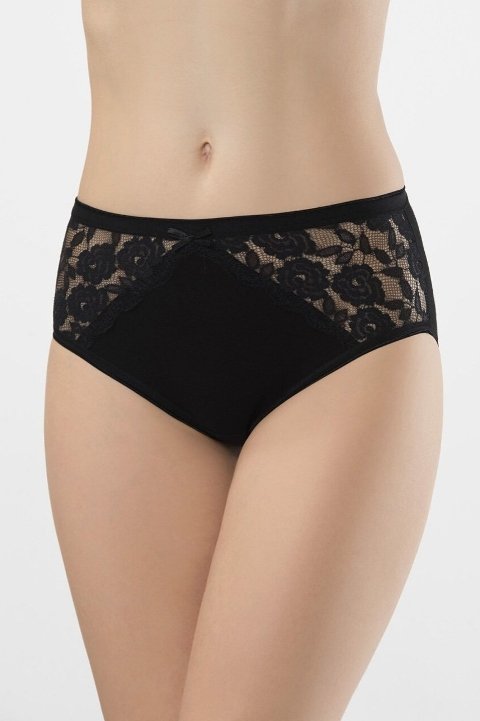 İnce İp Detaylı Dantelli String Külot Türen 282 - Siyah