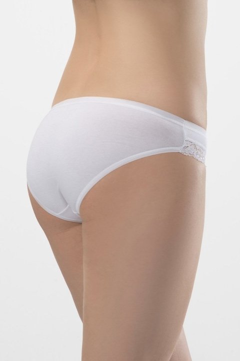 İnce İp Detaylı Fistolu String Bikini Türen 238 - Beyaz