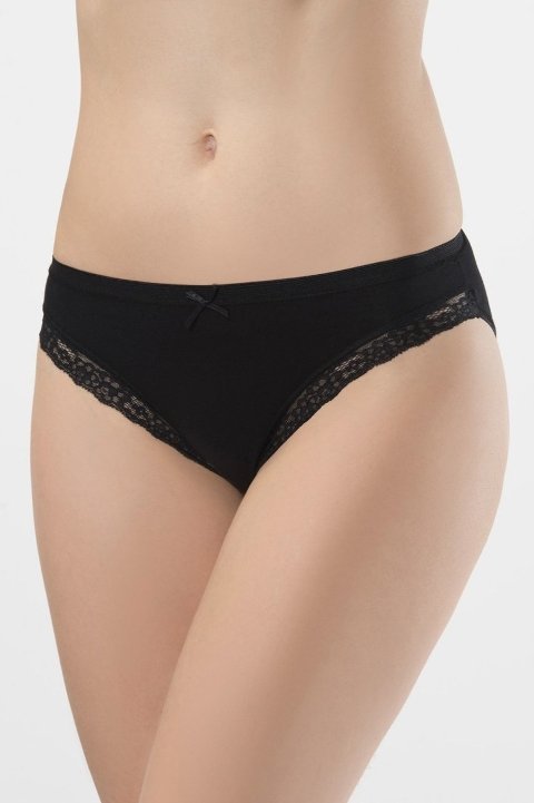 Likralı Yüksek Bel Bikini Slip Külot Türen 238