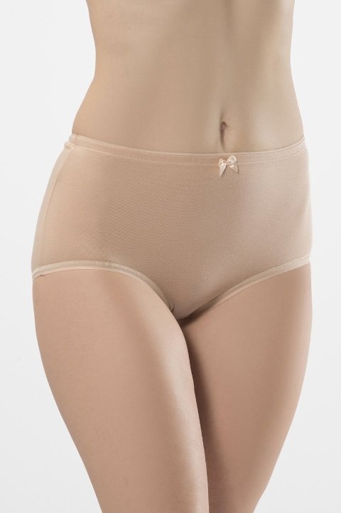 Yüksek Bel Likralı Külot 2'li Paket Türen 281 - Ten