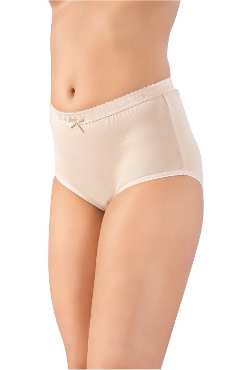 Yüksek Bel Pamuklu Bato Külot Lüx DRM 107 - Ten