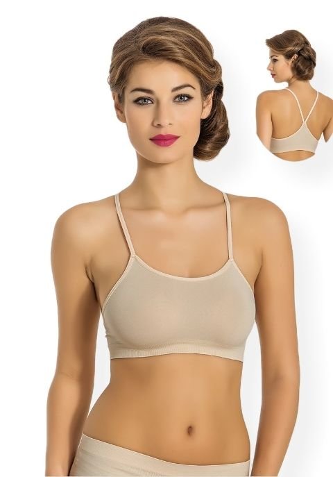 Dikişsiz İnce Askılı Sporcu Büstiyer Miss Fit 1505