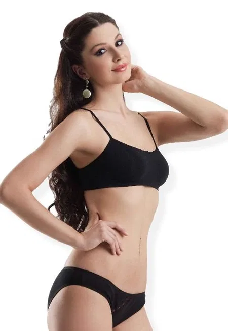 Dantel İşlemeli İnce Askılı Bustiyer Miss Modinn 1205