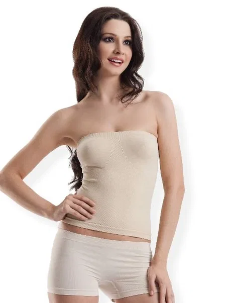 Dikişsiz Kalın Askılı Atlet Kadın Atlet Miss Modinn 1202 - Ten