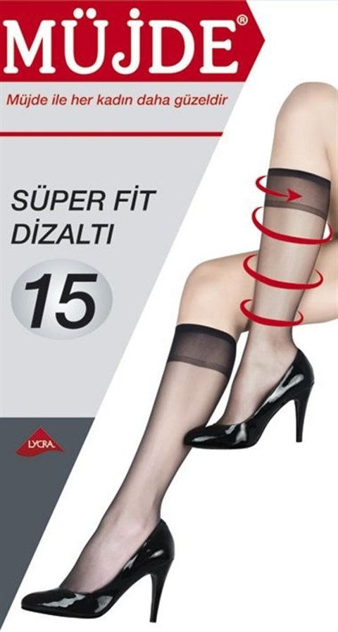 Düşük Denye Kalınlığı Takviyeli Burun Dizaltı Çorap Müjde 0073