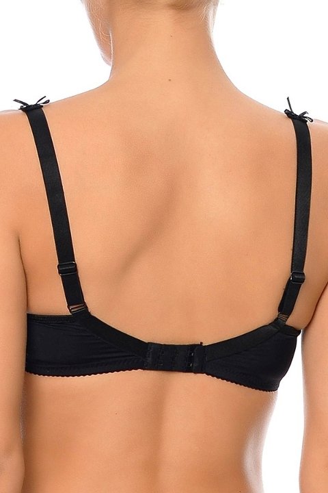 Dantel Detaylı Toparlayıcı Sütyen NBB 3613 - Siyah