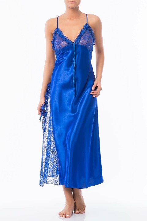 NBB Nefes Alan Polyamid Elastan Kadın Gecelik NBB 3704 - Görsel 3