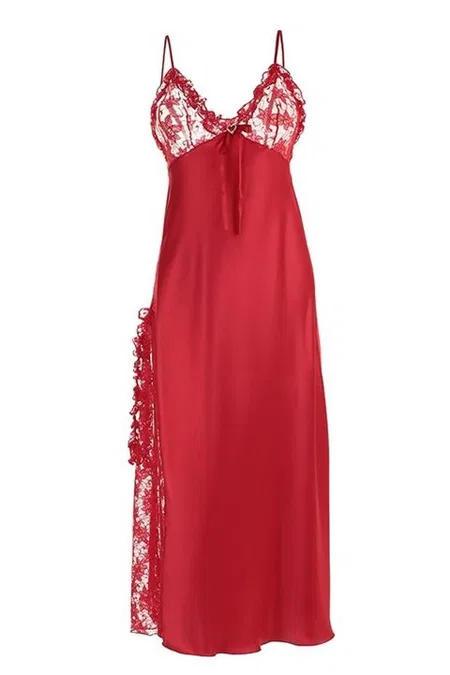 NBB Nefes Alan Polyamid Elastan Kadın Gecelik NBB 3704 - Görsel 6