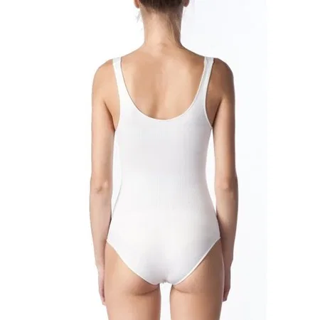 Kademeli Kompresyonlu Dikişsiz Body Korse NBB 2979 - Beyaz