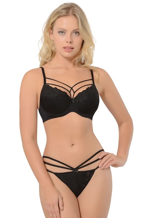 NBB Dantel Detaylı Hafif Destekli Bralet Sütyen Külot Takım NBB 4673