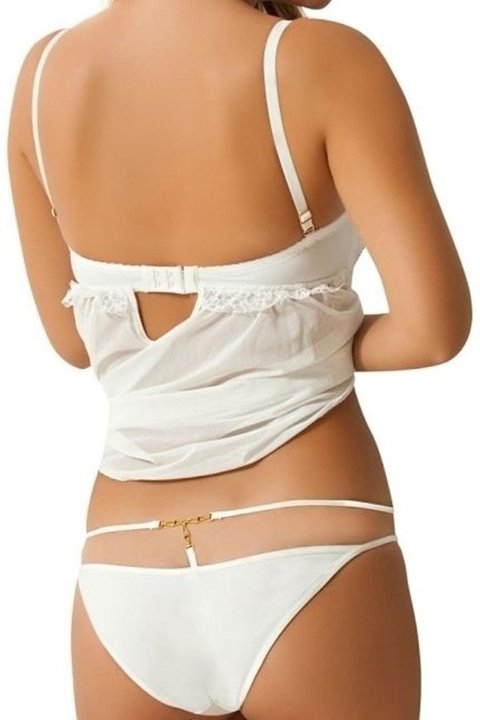 Kaplı Ekru Gecelik Külot Takımı NBB 3957 - 2