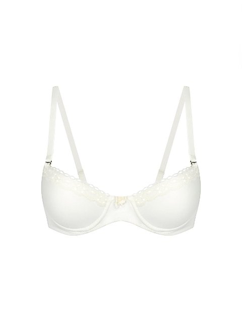 Çelik Balenli Destekli Yarım Kap Sütyen NBB 3591 - Ekru