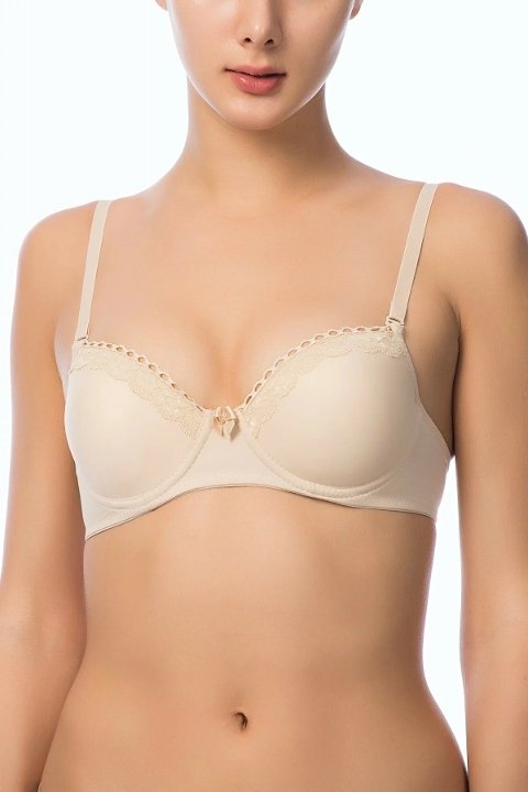 Çelik Balenli Destekli Yarım Kap Sütyen NBB 3591 - 2