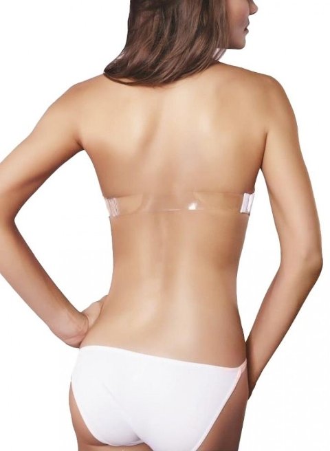 Destekli Şeffaf Askılı Sütyen Nurteks 1505 - Beyaz
