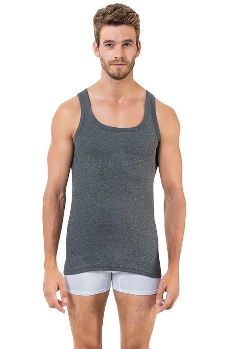 Ribana Pamuklu Kısa Kollu Erkek Atlet Öztaş 1025