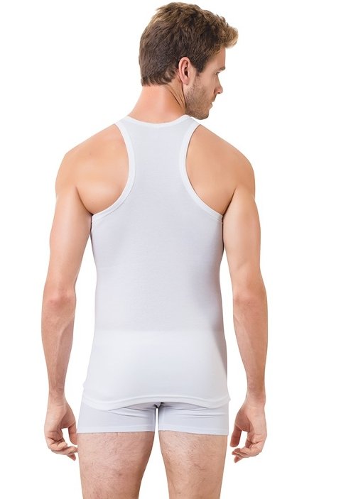 Ribana Pamuklu Beyaz Atlet Öztaş 1069 - Beyaz