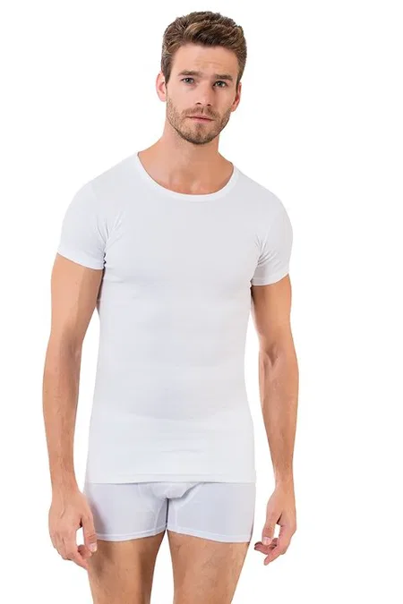 Pamuklu Ribana Sıfır Yaka Atlet Öztaş 1048