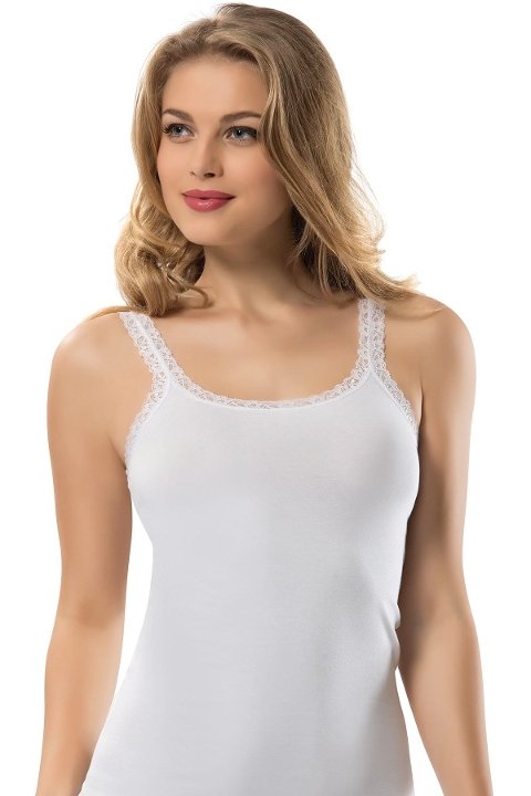 Pamuklu Dantelli Kaşkorse Atlet Erdem 2116 - 2