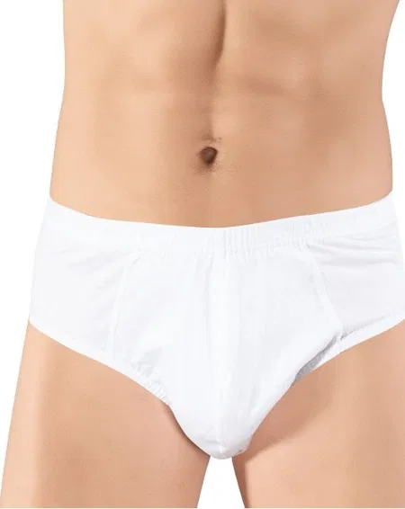Pamuklu Lastikli Erkek Slip Külot Lüx DRM 171 - Beyaz