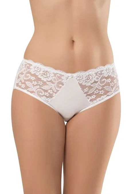 Ribana Dantel Detaylı Bikini Külot Erdem 2578 - Beyaz